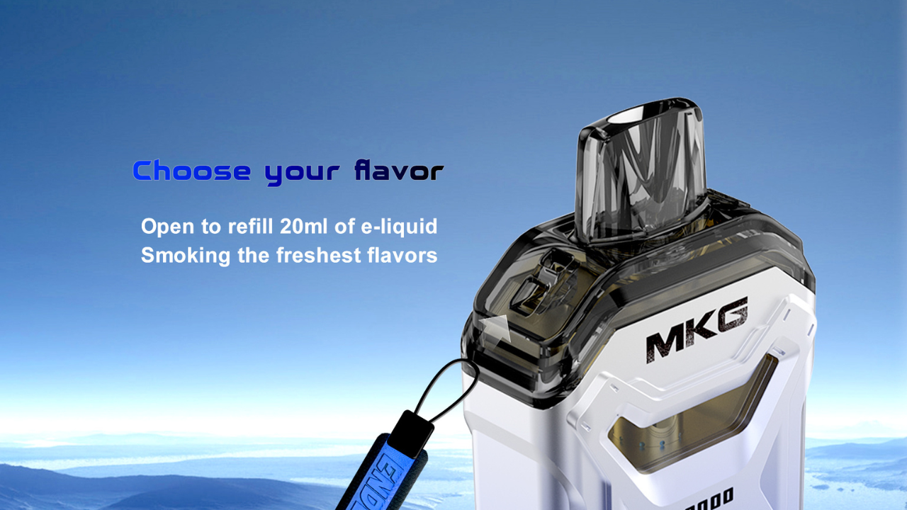 MKG X Vape’s Compact Size for Easy Pocket or Bag Storage